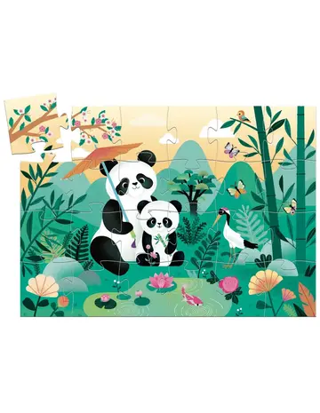 Djeco Silhouet puzzel Leo de panda