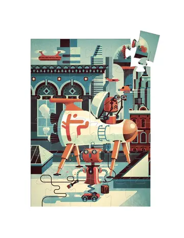 Djeco Silhouet puzzel Bob de robot