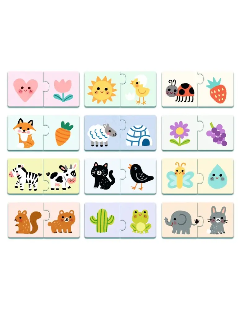 Djeco Duopuzzel Kleuren