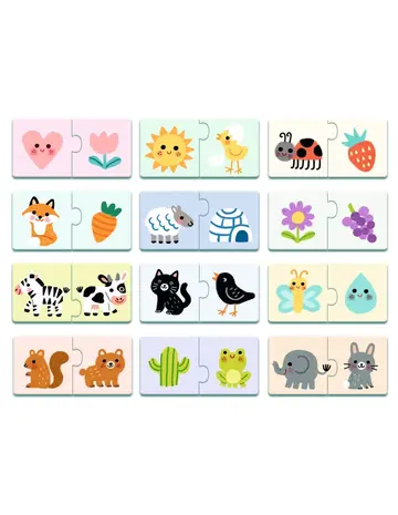 Djeco Duopuzzel Kleuren