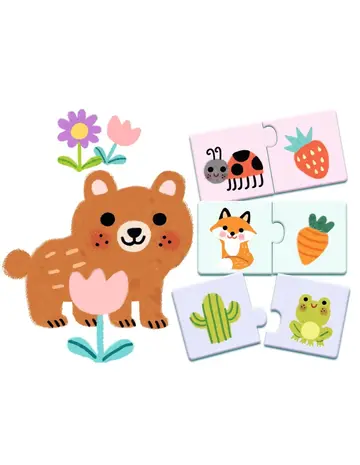 Djeco Duopuzzel Kleuren