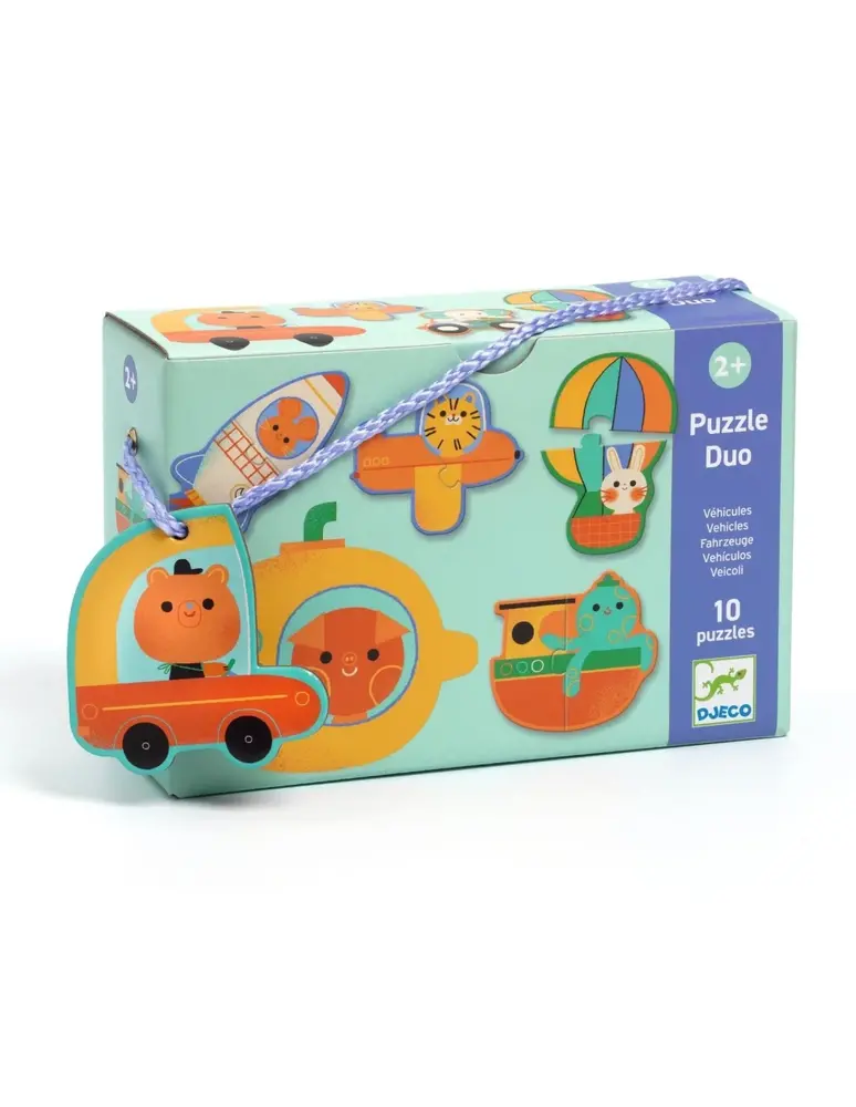 Djeco Duopuzzel Autos