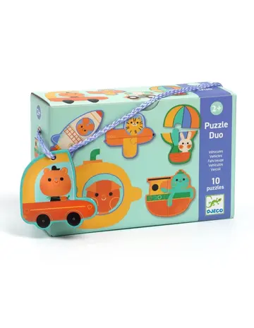 Djeco Duopuzzel Autos