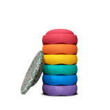 Stapelstein Kerst special Stapelstein Classic Regenboog set 6 (gratis balansbord)