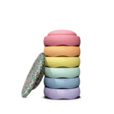 Stapelstein Kerst special Stapelstein Regenboog Pastel  set 6 (gratis balansbord) Stapelstein Kerst special Stapelstein Regenboog Pastel  set 6 (gratis balansbord)