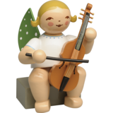 Wendt & Kühn Grünhainichense engel met Viola da gamba Wendt & Kühn Grünhainichense engel met Viola da gamba