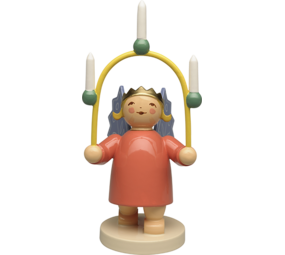 Wendt & Kühn Gekroonde engel met kaarsenboog