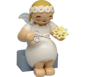 Wendt & Kühn Margariten engel met papieren ster