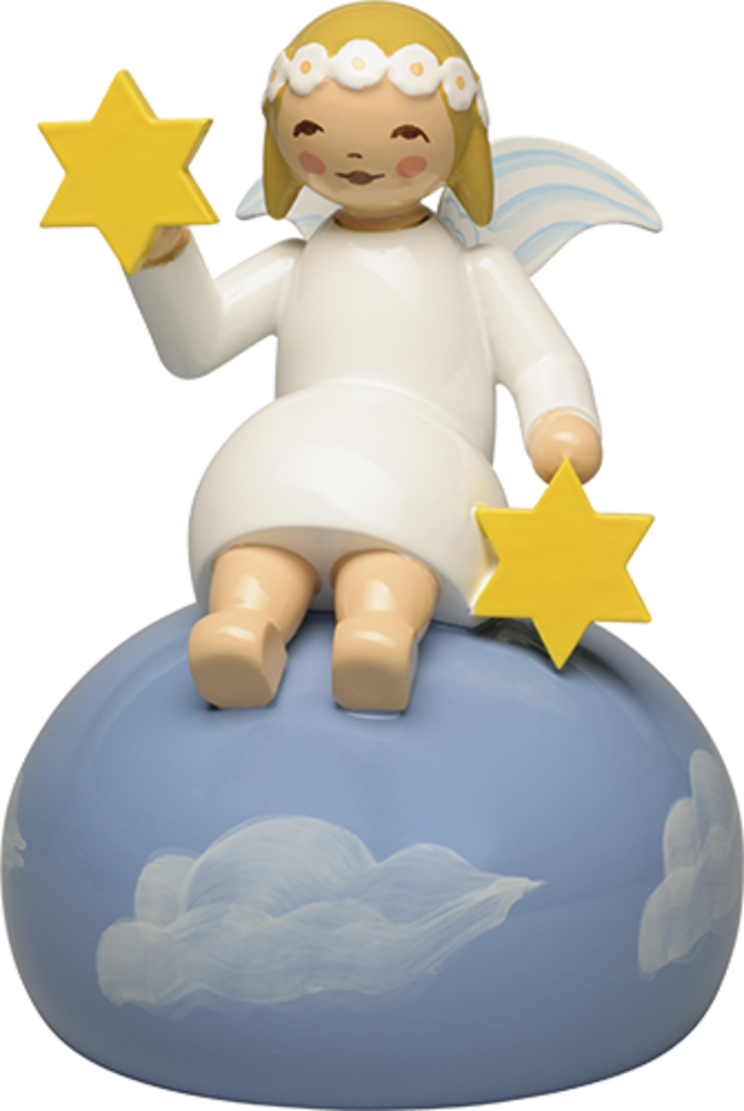 Wendt & Kühn Margeriten engel zittend op wolken