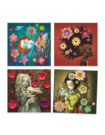 Djeco Knutselset 3D afbeeldingen Rock'n Roses