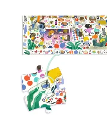 Djeco Observatiepuzzel Het Verjaardagsfeest Djeco Observatiepuzzel Het Verjaardagsfeest