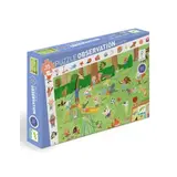 Djeco Observatie puzzel Kleine vriendjes tuin 35 st