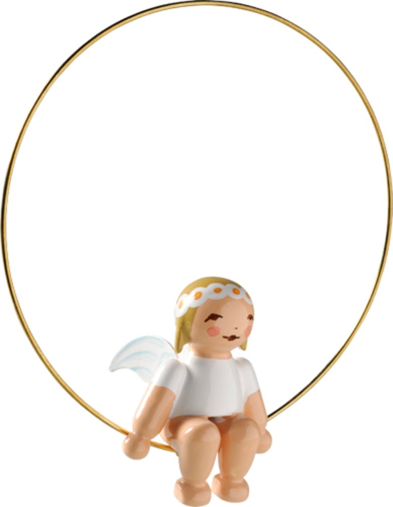 Wendt & Kühn Margeriten kerstboomengel in ring