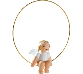 Wendt & Kühn Margeriten kerstboomengel in ring