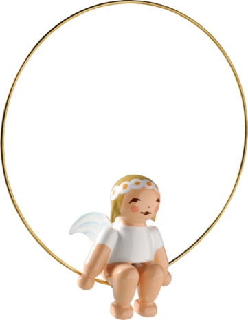 Wendt & Kühn Margeriten kerstboomengel in ring