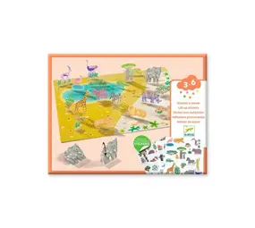 Djeco Stickers om rechtop te zetten - Dieren Djeco Stickers om rechtop te zetten - Dieren