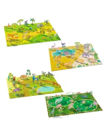 Djeco Stickers om rechtop te zetten - Dieren