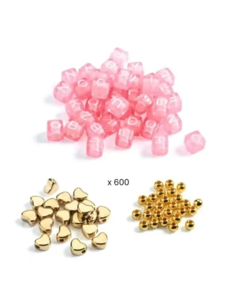 Djeco Kralen Alfabet Goud