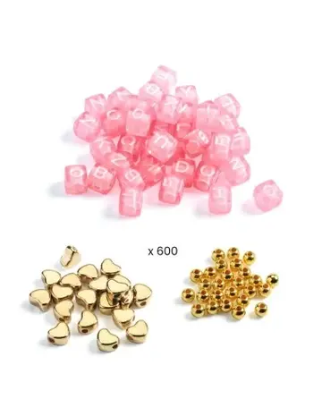 Djeco Kralen Alfabet Goud