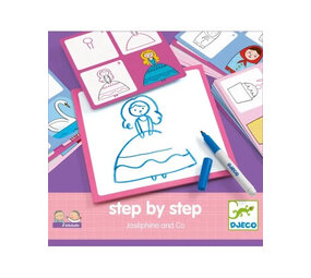 Djeco Knutselset Stap voor Stap leren tekenen Josephine Djeco Knutselset Stap voor Stap leren tekenen Josephine