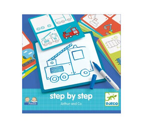Djeco Knutselset Stap voor Stap leren tekenen Arthur Djeco Knutselset Stap voor Stap leren tekenen Arthur