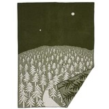 Klippan Deken wol Huis in het Bos groen Klippan Deken wol Huis in het Bos groen