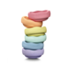 Stapelstein Stapelstein Regenboog Pastel  set 6 mini