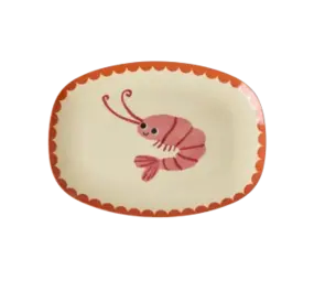 Rice Rice bord rechthoek New Shrimp