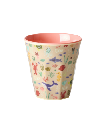 Rice Rice beker Ocean coral
