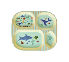 Rice Rice vakjesbord Ocean blue