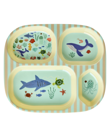 Rice Rice vakjesbord Ocean blue