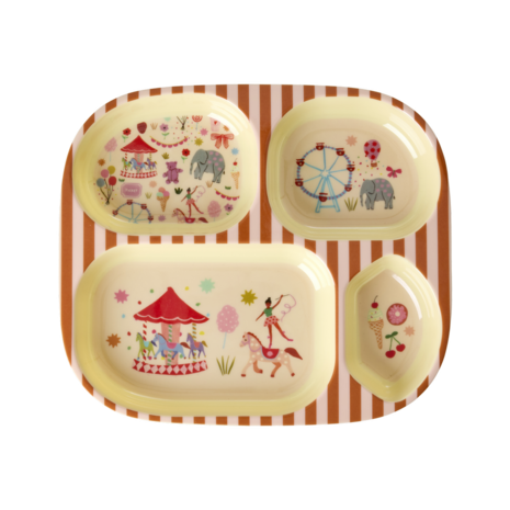 Rice Rice vakjesbord fun fair roze