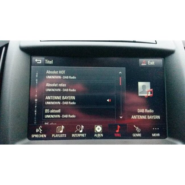 DAB+ Nachrüstset Zafira Tourer