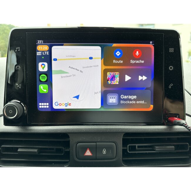 Original Apple CarPlay + Android Auto Opel Combo Life + Cargo Vorfacelift (bis Modelljahr 2024)