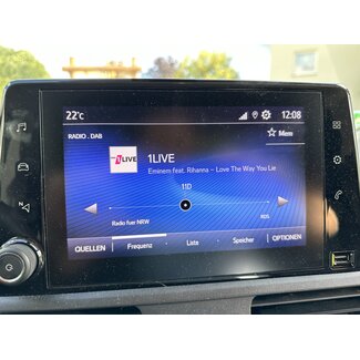 Original DAB+ Nachrüstset Peugeot Rifter