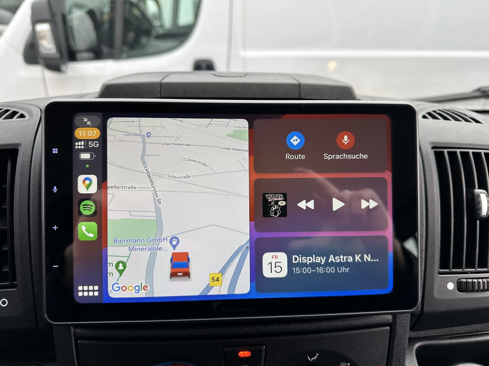 Radio (mit Navigationssoftware als App) für Citröen Jumper + Relay