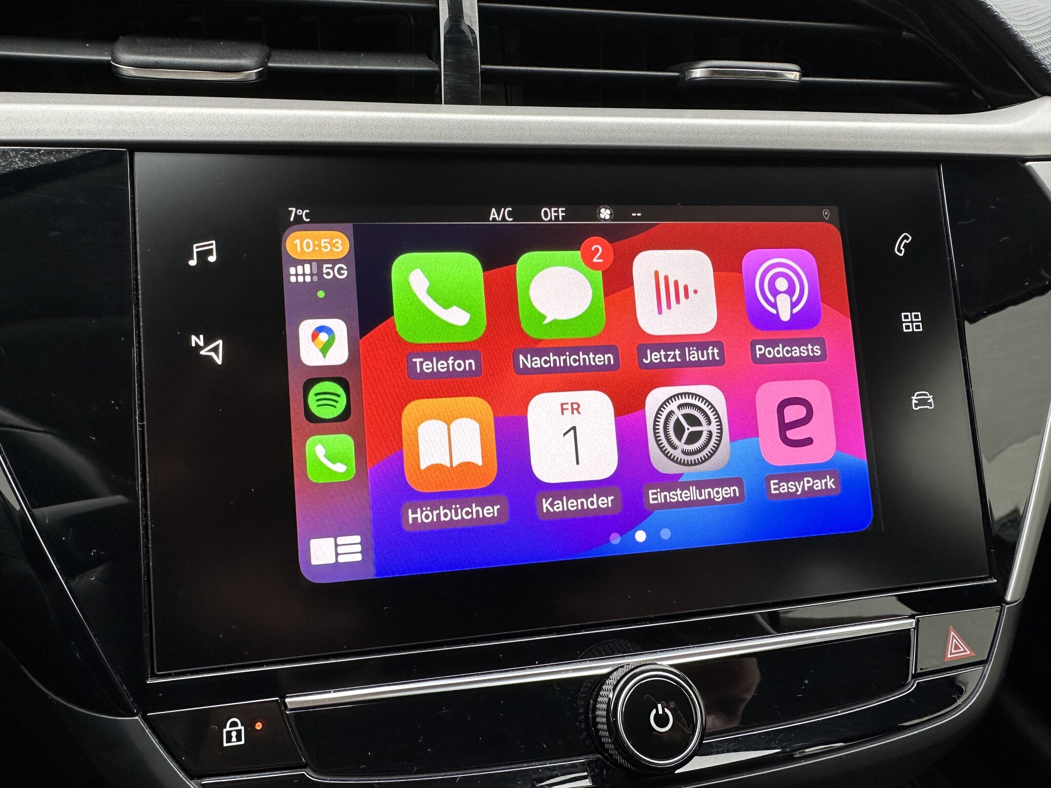 Original Apple CarPlay + Android Auto für Opel Corsa F
