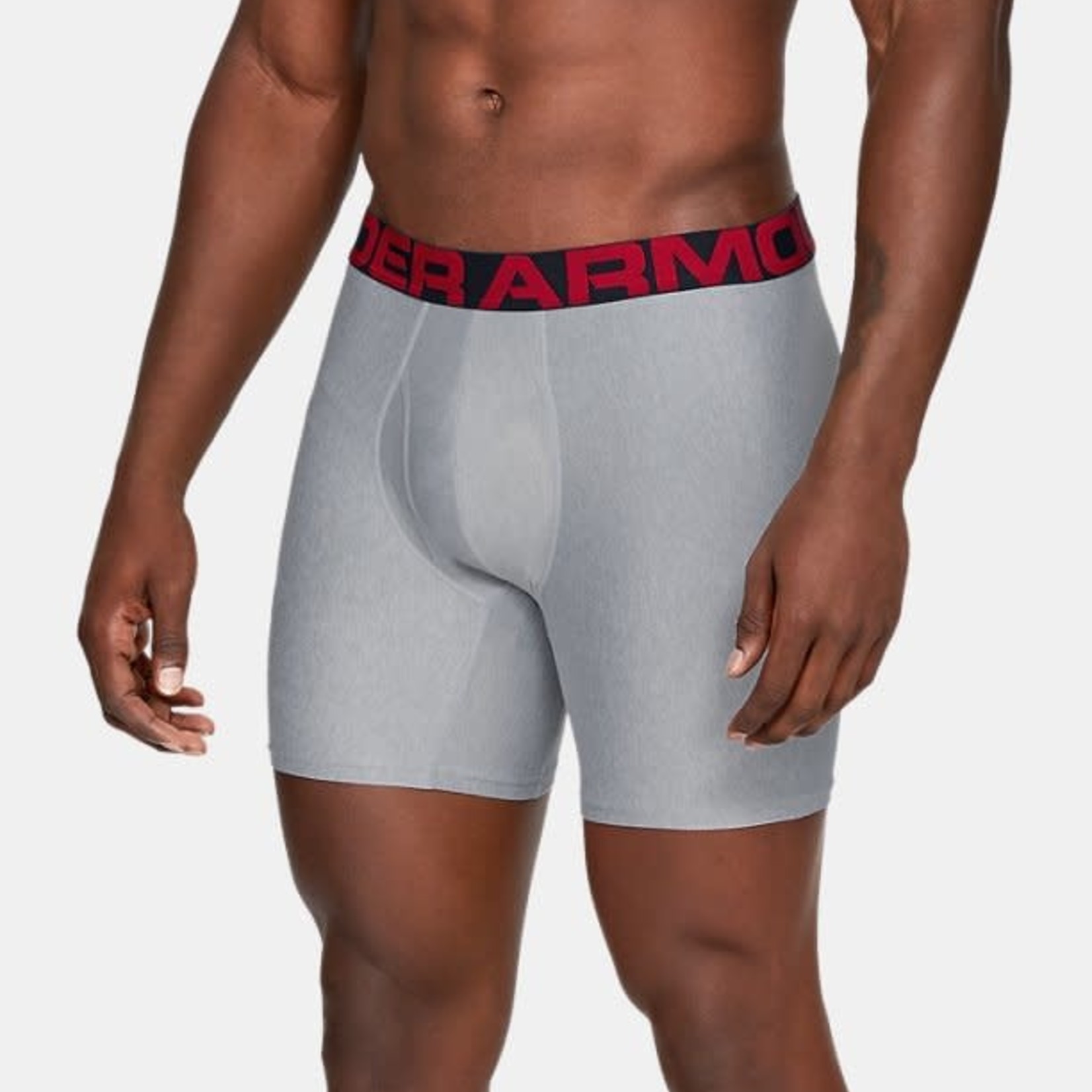 Under Armour UA Tech 6inch Boxers 2 Pack - grey