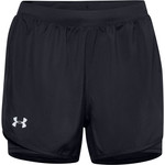 Under Armour UA Fly By 2.0 2N1 Short - Black-Black-Reflective