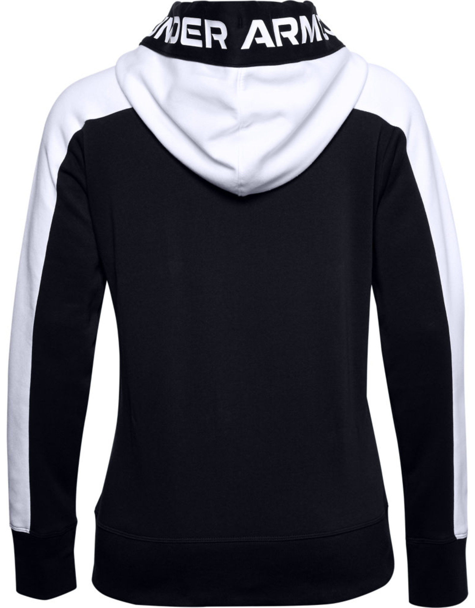 black and white under armour hoodie
