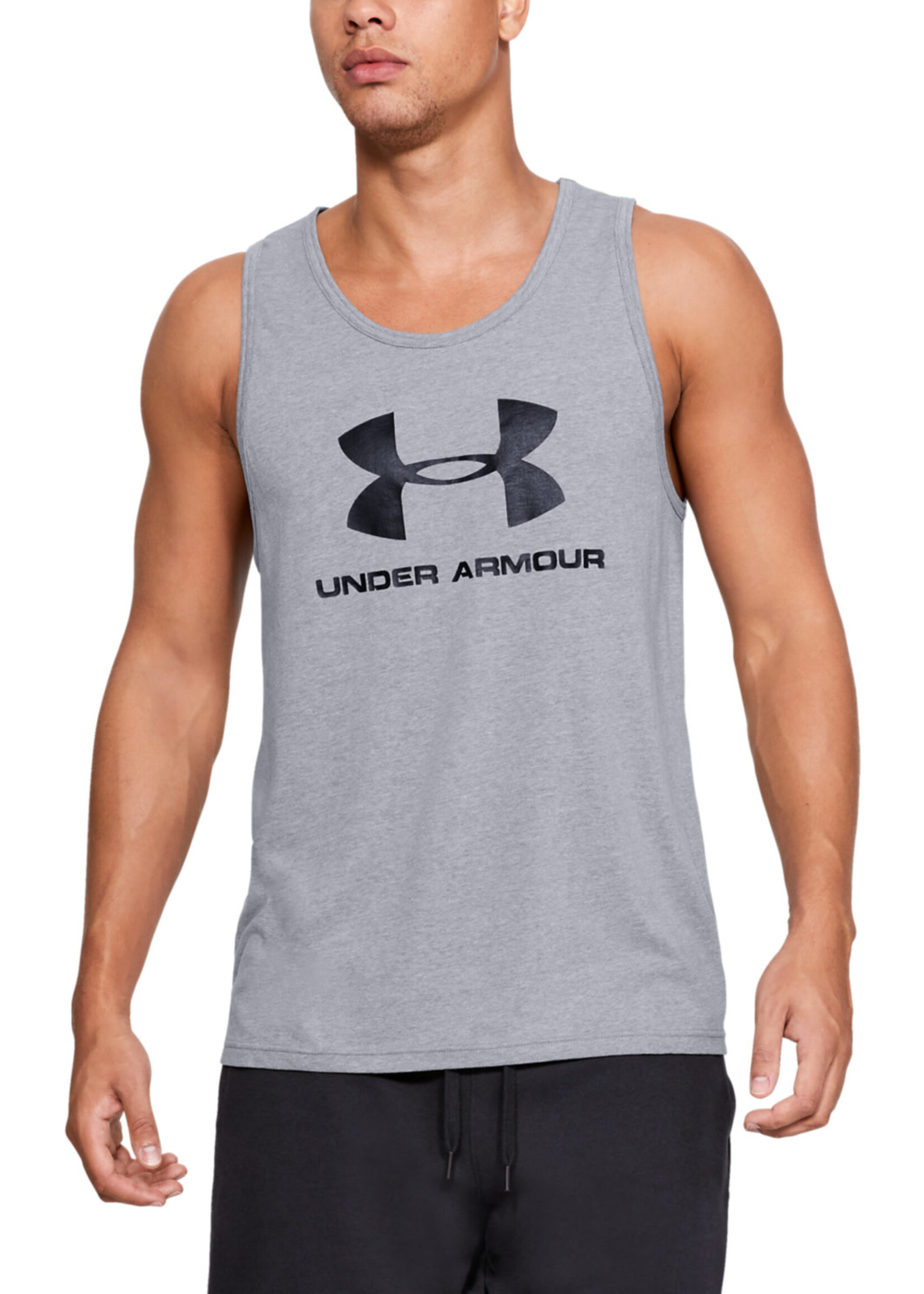 Under Armour UA SPORTSTYLE LOGO TANK-GRY