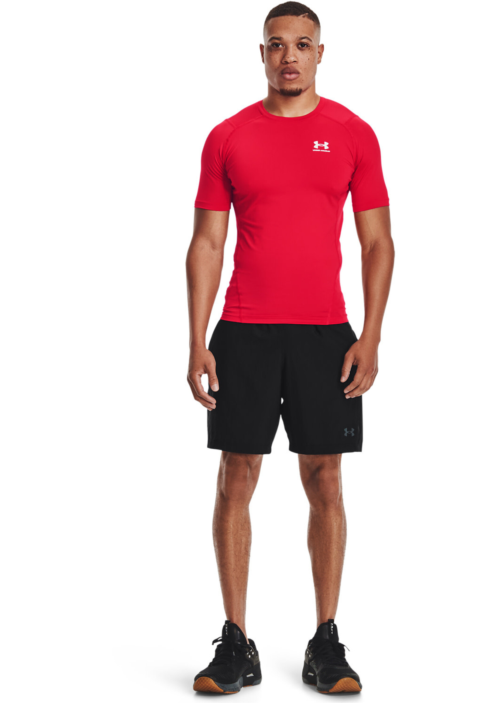 Under Armour UA HG Armour Comp SS-RED