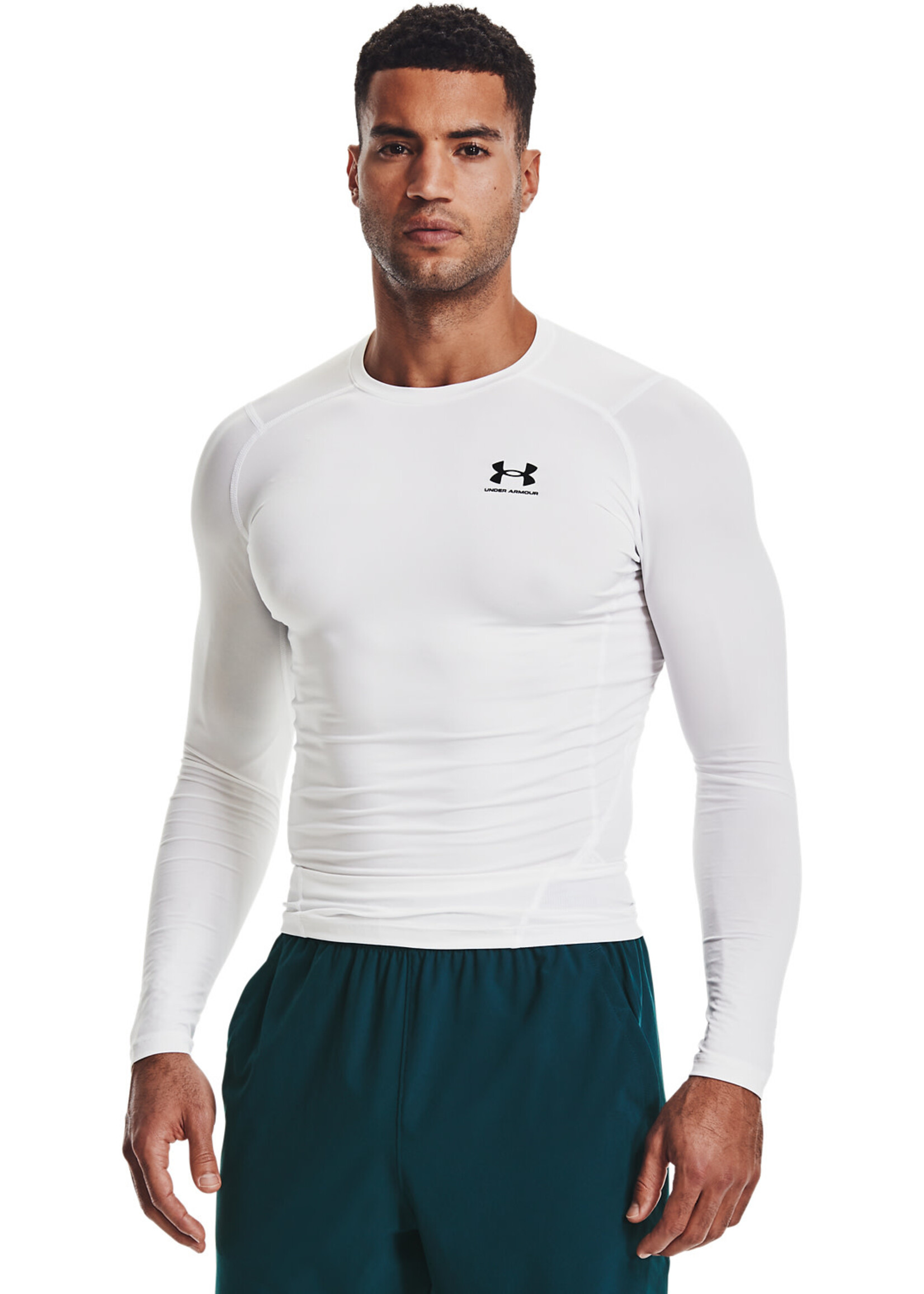 Under Armour UA HG Armour Comp LS-WHT