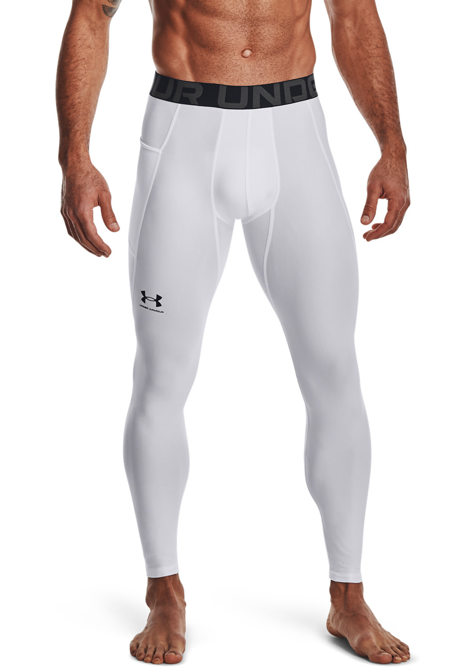 Under Armour UA HG Armour Leggings-WHT