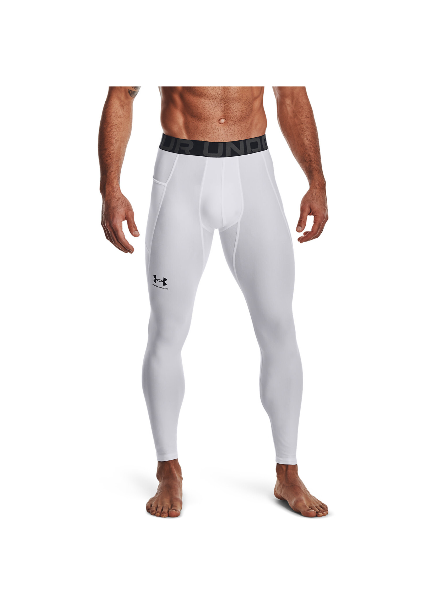 Under Armour UA HG Armour Leggings-WHT