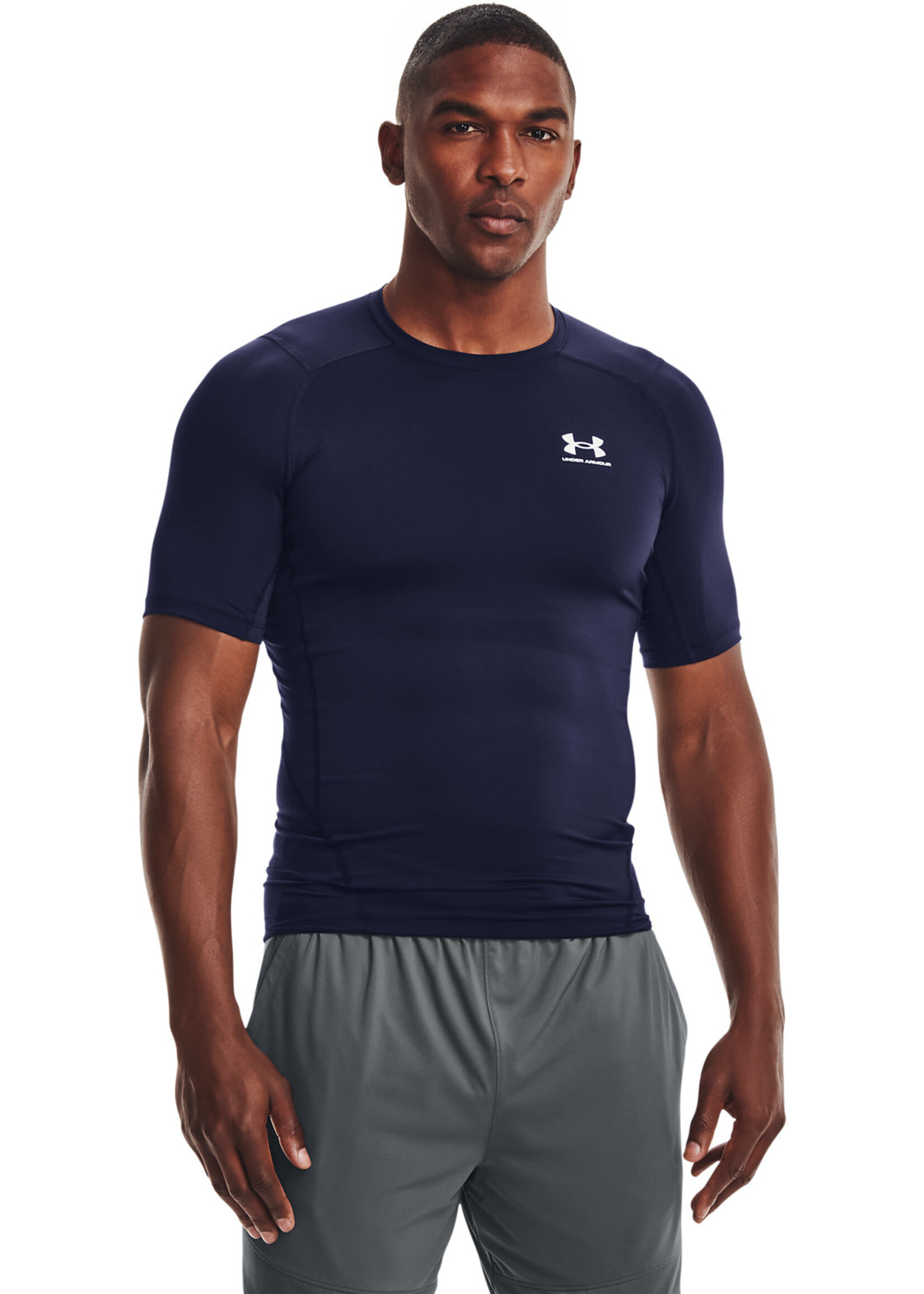 Under Armour UA HG Armour Comp SS-NVY