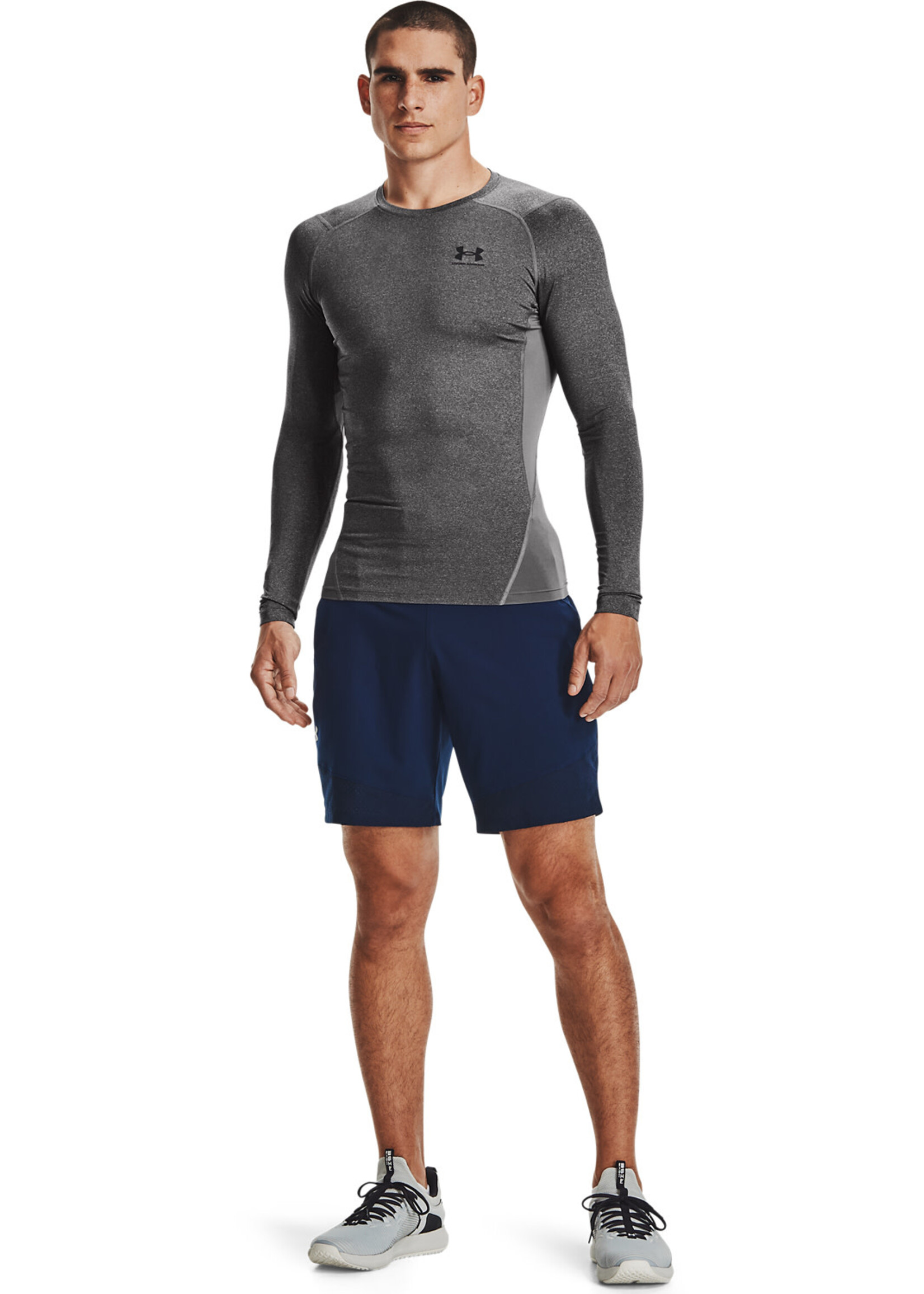 Under Armour UA HG Armour Comp LS-GRY