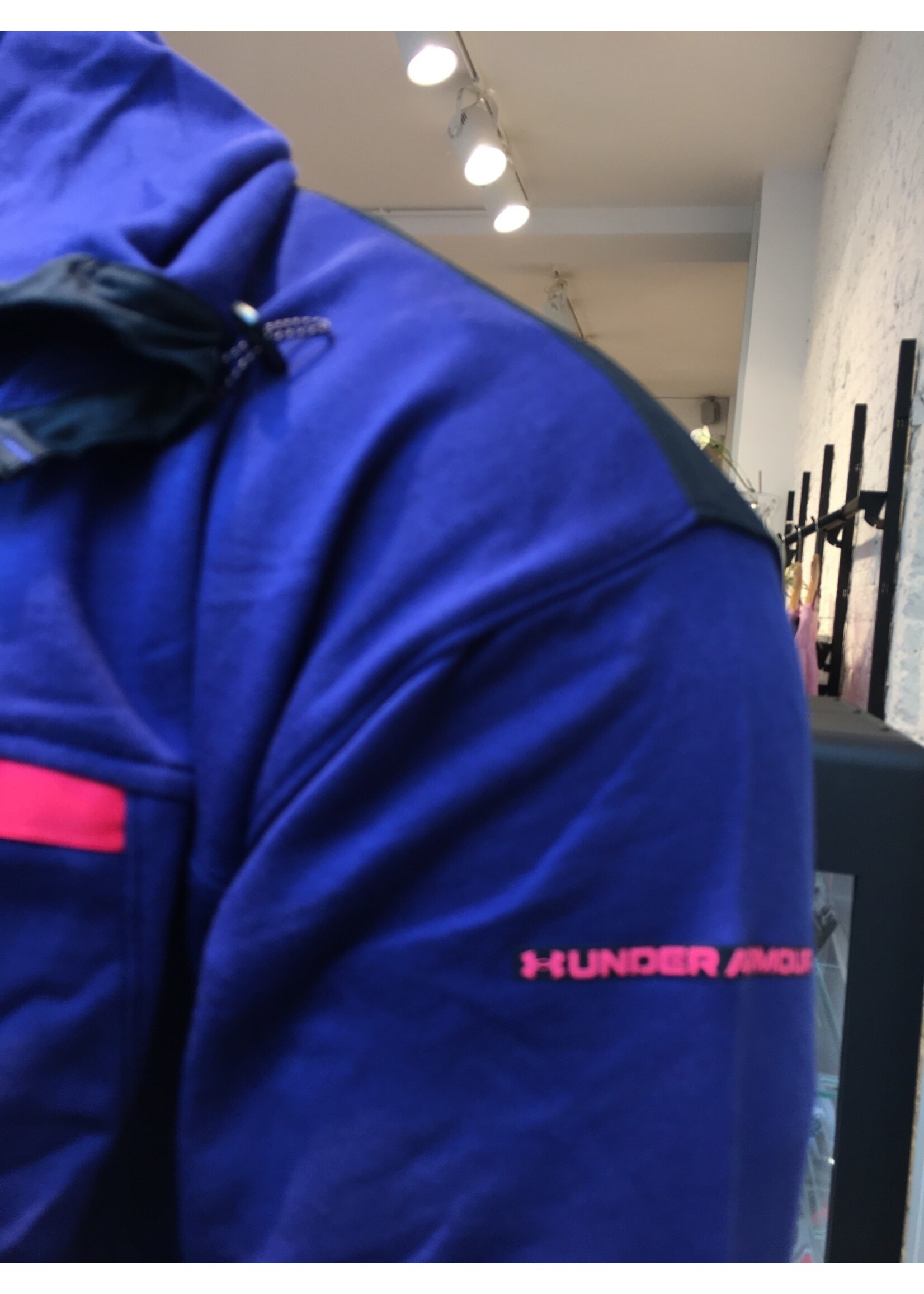 Under Armour UA RIVAL Terry AMP FZ HD-BLU