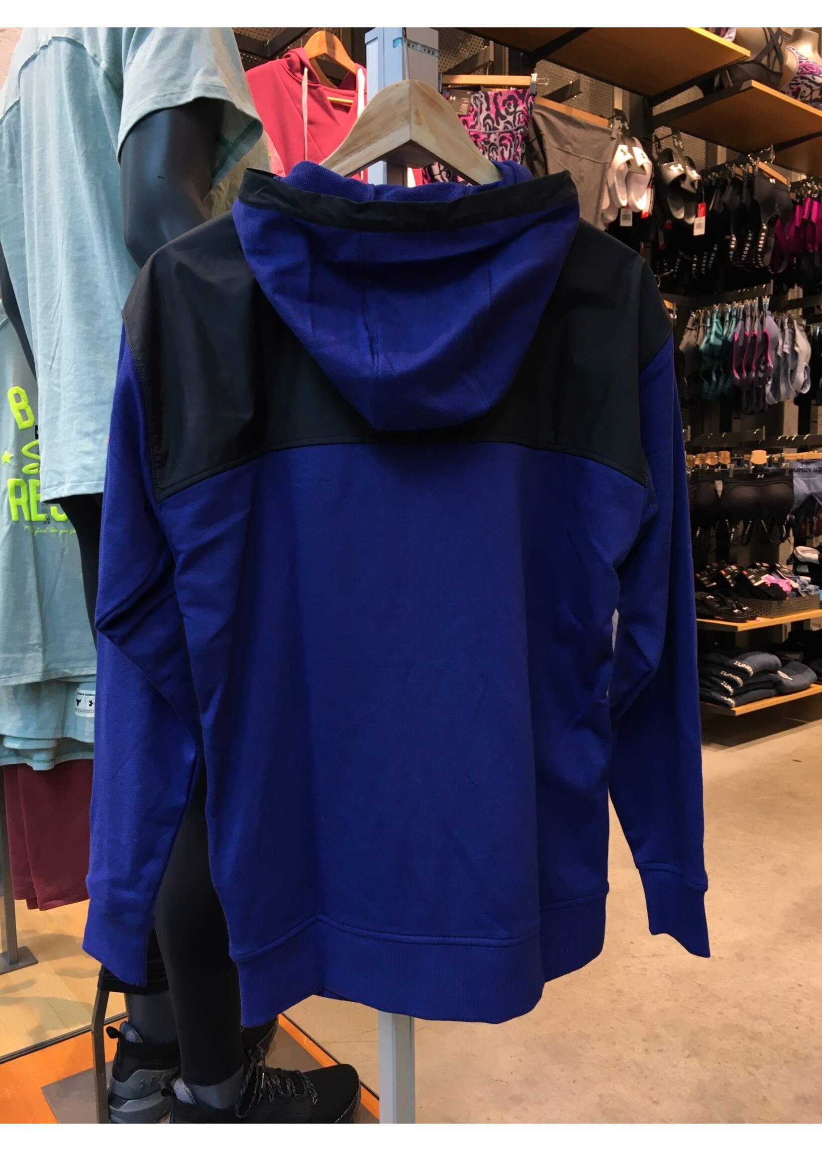 Under Armour UA RIVAL Terry AMP FZ HD-BLU