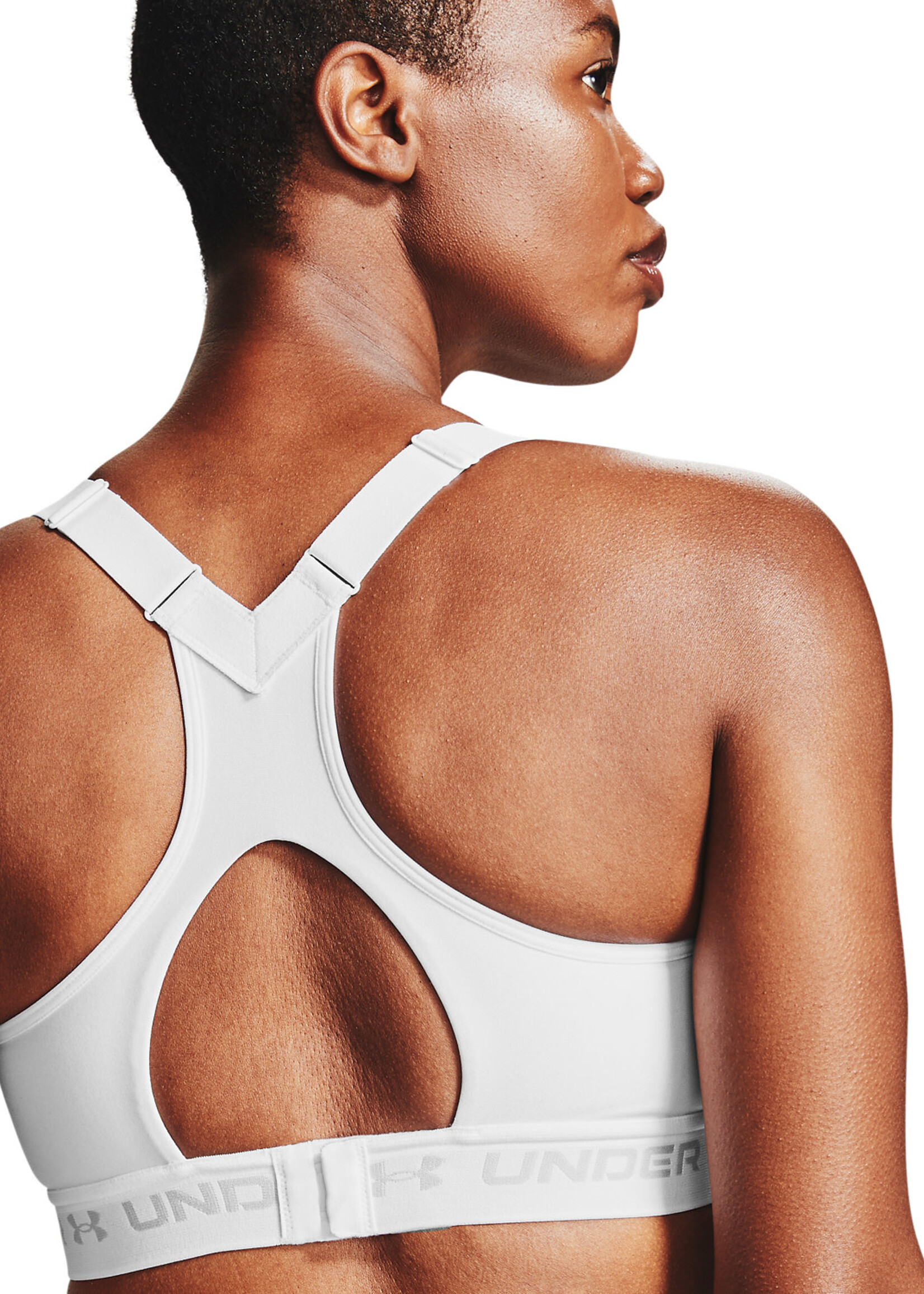 Under Armour Armour High Crossback Bra-White